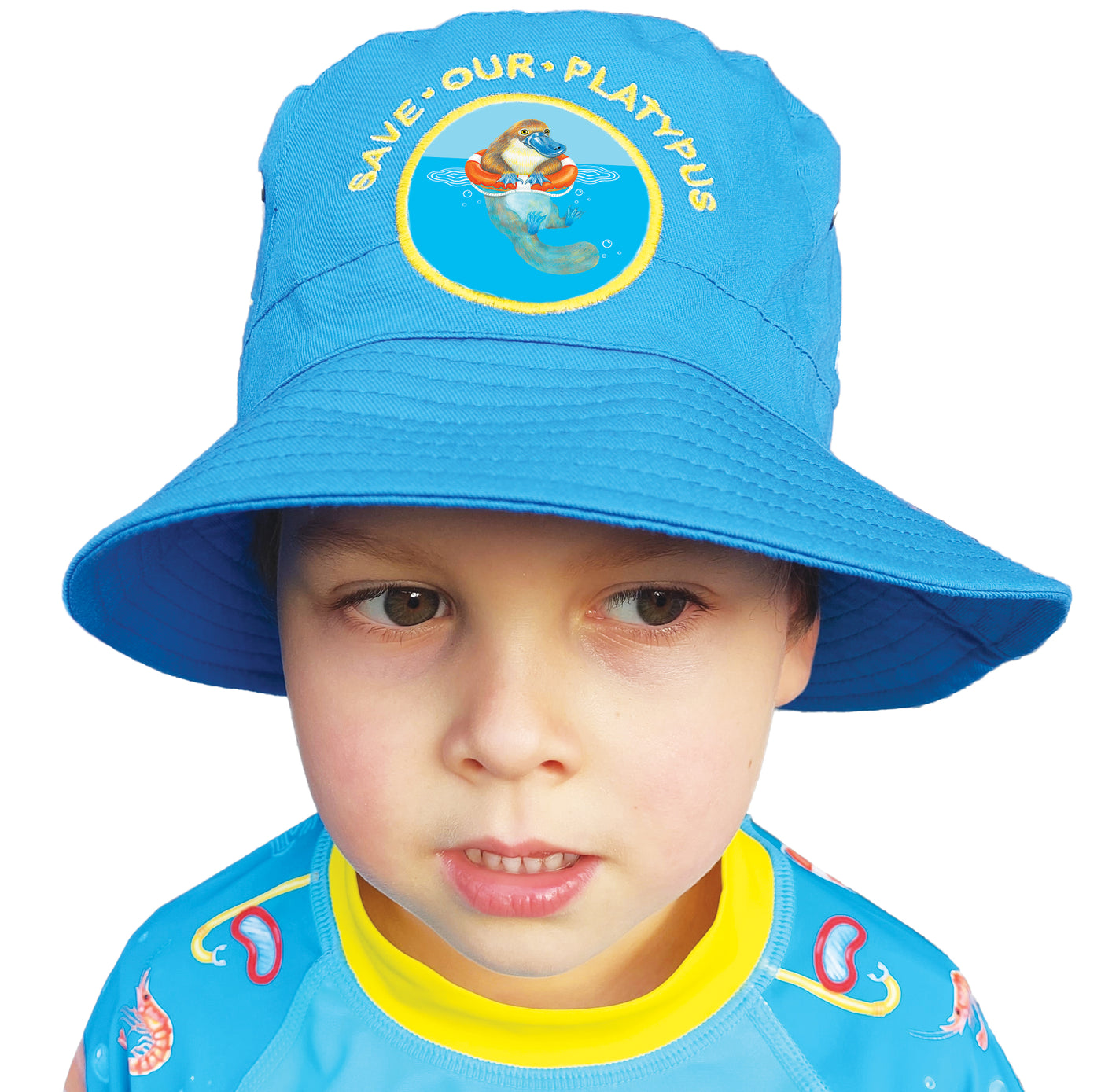 Kids Bucket Hat - Save Our Platypus